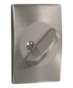 Schlage® Satin Nickel Single Cylinder Entry Door Deadbolt With Century Trim 11 Schlage® Satin Nickel Single Cylinder Entry Door Deadbolt With Century Trim -Schlage Shop 4404652 Int LS