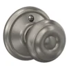 Schlage® Georgian Satin Nickel Non-Turning Dummy Door Knob -Schlage Shop 4404654 Ext LS