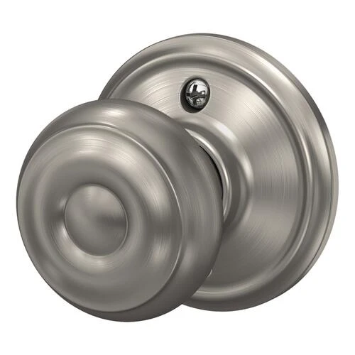Schlage® Georgian Satin Nickel Non-Turning Dummy Door Knob 4 Schlage® Georgian Satin Nickel Non-Turning Dummy Door Knob - Image 2
