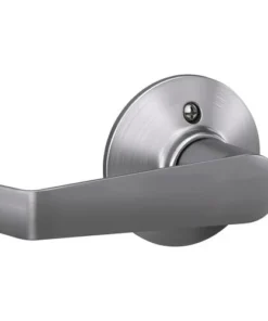 Schlage® Elan Satin Chrome Hall & Closet Passage Door Lever 10 Schlage® Elan Satin Chrome Hall & Closet Passage Door Lever -Schlage Shop 4404668 Int LS
