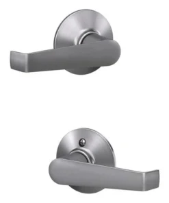 Schlage® Elan Satin Chrome Hall & Closet Passage Door Lever 11 Schlage® Elan Satin Chrome Hall & Closet Passage Door Lever -Schlage Shop 4404668 LS