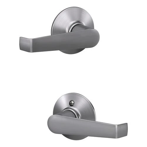 Schlage® Elan Satin Chrome Hall & Closet Passage Door Lever 7 Schlage® Elan Satin Chrome Hall & Closet Passage Door Lever - Image 5