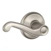 Schlage® Flair Satin Nickel Hall & Closet Passage Door Lever -Schlage Shop 4404669 Ext LS