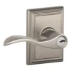Schlage® Accent Satin Nickel Entry Door Lever With Addison Trim -Schlage Shop 4404677 Ext LS