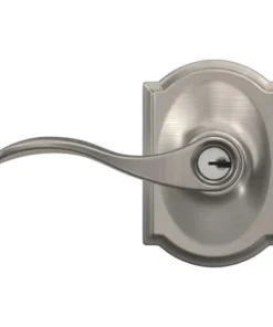 Schlage® Accent Satin Nickel Entry Door Lever With Camelot Trim -Schlage Shop 4404678 Ext FV