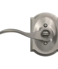 Schlage® Accent Satin Nickel Entry Door Lever With Camelot Trim -Schlage Shop 4404678 Int FV Reload
