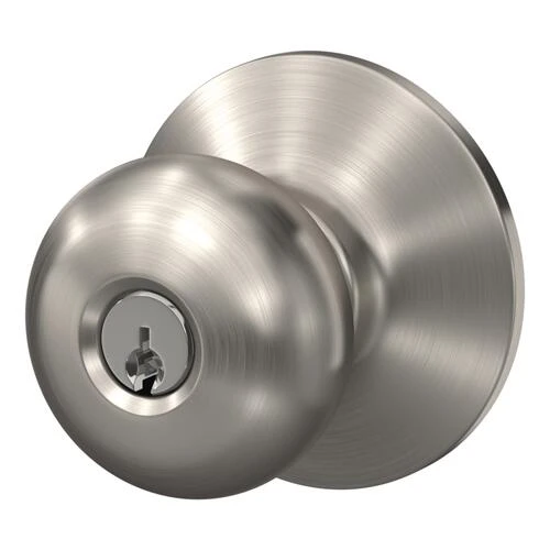 Schlage® Plymouth Satin Nickel Entry Door Knob 4 Schlage® Plymouth Satin Nickel Entry Door Knob - Image 2