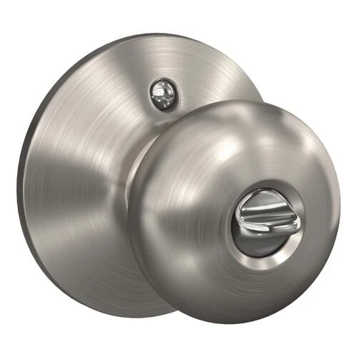 Schlage® Plymouth Satin Nickel Entry Door Knob 6 Schlage® Plymouth Satin Nickel Entry Door Knob - Image 4