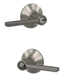Schlage® Latitude Satin Nickel Entry Door Lever -Schlage Shop 4404684 LS