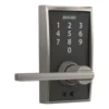 Schlage® Touch™ Latitude Satin Nickel Keyless Entry Door Lever With Century Trim -Schlage Shop 4404685 Ext LS