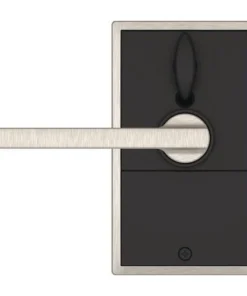 Schlage® Touch™ Latitude Satin Nickel Keyless Entry Door Lever With Century Trim -Schlage Shop 4404685 Int FV