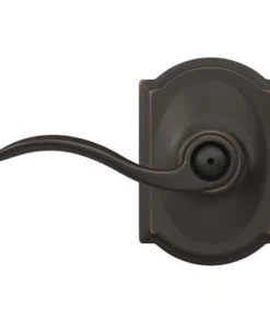 Schlage® Accent Aged Bronze Bed & Bath Privacy Door Lever With Camelot Trim 10 Schlage® Accent Aged Bronze Bed & Bath Privacy Door Lever With Camelot Trim -Schlage Shop 4404688 Ext FV