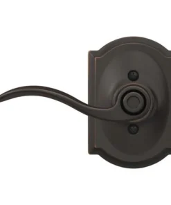 Schlage® Accent Aged Bronze Bed & Bath Privacy Door Lever With Camelot Trim 13 Schlage® Accent Aged Bronze Bed & Bath Privacy Door Lever With Camelot Trim -Schlage Shop 4404688 Int FV