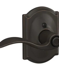 Schlage® Accent Aged Bronze Bed & Bath Privacy Door Lever With Camelot Trim 11 Schlage® Accent Aged Bronze Bed & Bath Privacy Door Lever With Camelot Trim -Schlage Shop 4404688 Int LS