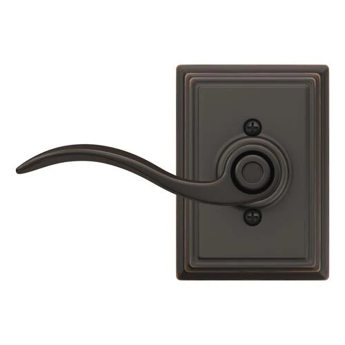 Schlage® Accent Aged Bronze Bed & Bath Privacy Door Lever With Addison Trim 8 Schlage® Accent Aged Bronze Bed & Bath Privacy Door Lever With Addison Trim - Image 6