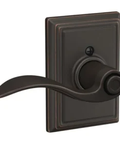 Schlage® Accent Aged Bronze Bed & Bath Privacy Door Lever With Addison Trim 11 Schlage® Accent Aged Bronze Bed & Bath Privacy Door Lever With Addison Trim -Schlage Shop 4404689 Int LS