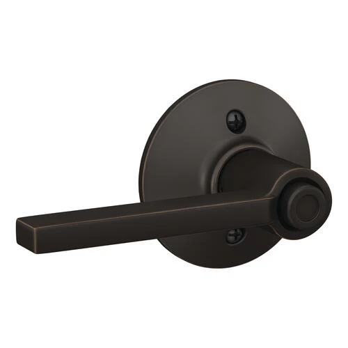Schlage® Latitude Aged Bronze Bed & Bath Privacy Door Lever 6 Schlage® Latitude Aged Bronze Bed & Bath Privacy Door Lever - Image 4