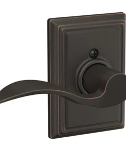 Schlage® Accent Aged Bronze Hall & Closet Passage Door Lever With Addison Trim 11 Schlage® Accent Aged Bronze Hall & Closet Passage Door Lever With Addison Trim -Schlage Shop 4404699 Int LS