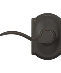 Schlage® Accent Aged Bronze Hall & Closet Passage Lever With Camelot Trim 10 Schlage® Accent Aged Bronze Hall & Closet Passage Lever With Camelot Trim -Schlage Shop 4404700 Ext FV