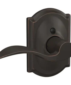Schlage® Accent Aged Bronze Hall & Closet Passage Lever With Camelot Trim 11 Schlage® Accent Aged Bronze Hall & Closet Passage Lever With Camelot Trim -Schlage Shop 4404700 Int LS