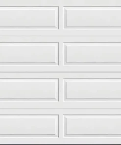 Ideal Door® Traditional 8' X 7' White Insulated Garage Door (R-Value 6.3)