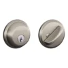 Schlage® Satin Nickel Single Cylinder Door Deadbolt -Schlage Shop B60619 SL