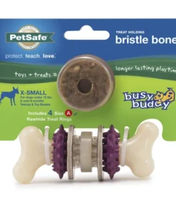 PetSafe® Busy Buddy® X-Small Treat Holding Bristle Bone® Dog Toy -Schlage Shop BB BRI BN XS PT06