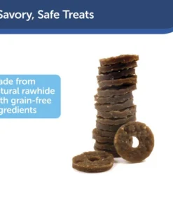 PetSafe® Busy Buddy® Size A Natural Rawhide Dog Toy Treat Rings - 16 Count 12 PetSafe® Busy Buddy® Size A Natural Rawhide Dog Toy Treat Rings - 16 Count -Schlage Shop BB RING PB A PT01