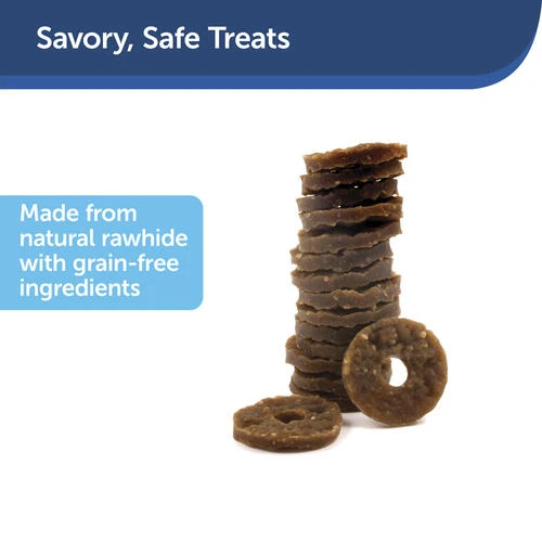 PetSafe® Busy Buddy® Size A Natural Rawhide Dog Toy Treat Rings - 16 Count 5 PetSafe® Busy Buddy® Size A Natural Rawhide Dog Toy Treat Rings - 16 Count - Image 3