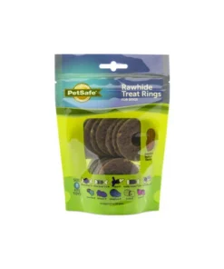 PetSafe® Busy Buddy® Size-B Natural Peanut Butter Rawhide Dog Toy Treat Rings - 16 Count