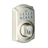 Schlage® Camelot Satin Nickel Electronic Entry Door Deadbolt -Schlage Shop BE365 CAM619 EXT S2213693 2