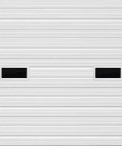 Ideal Door® Commercial 10' X 10' White Non-Insulated Garage Door With Windows