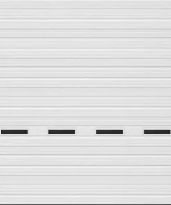 Ideal Door® Commercial 14' X 14' White Non-Insulated Garage Door With Windows