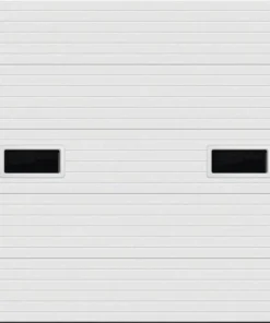 Ideal Door® Commercial 10' X 10' White Insulated Garage Door With Windows (R-Value 16.2)
