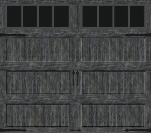 Ideal Door® Designer 8' X 7' Oak Slate Insulated Garage Door With Windows (R-Value 6.5) 3 Ideal Door® Designer 8' X 7' Oak Slate Insulated Garage Door With Windows (R-Value 6.5)