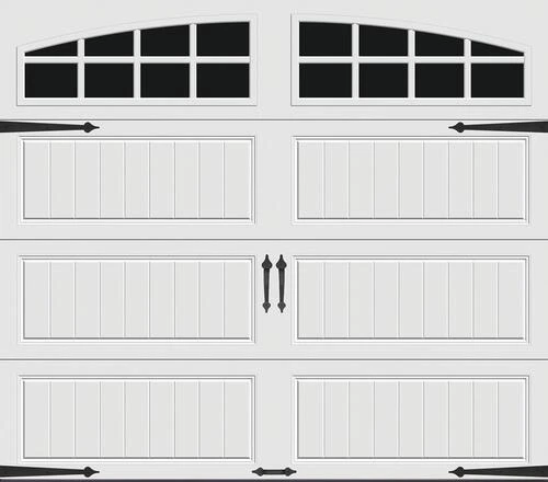 Ideal Door® Designer 8' X 7' White Insulated Garage Door With Windows (R-Value 6.5) 3 Ideal Door® Designer 8' X 7' White Insulated Garage Door With Windows (R-Value 6.5)