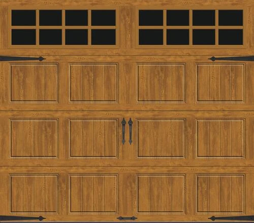 Ideal Door® Designer 8' X 7' Oak Medium Insulated Garage Door With Windows (R-Value 9) 3 Ideal Door® Designer 8' X 7' Oak Medium Insulated Garage Door With Windows (R-Value 9)
