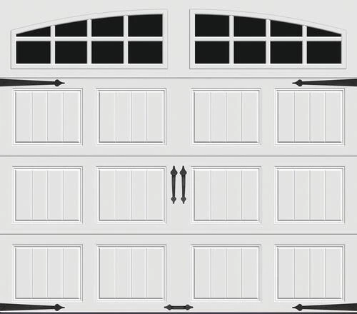 Ideal Door® Designer 8' X 7' White Insulated Garage Door With Windows (R-Value 9) 3 Ideal Door® Designer 8' X 7' White Insulated Garage Door With Windows (R-Value 9)