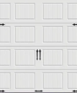 Ideal Door® Designer 8' X 7' White Insulated Garage Door (R-Value 6.3)