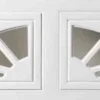 Ideal Door® Overhead Garage Door White Design Insert Sherwood Short Panel -Schlage Shop Deco Inserts Sherwood Short 2 Piece