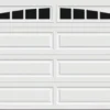Ideal Door® Traditional 8' X 7' White Insulated Garage Door With Windows (R-Value 6.5) 2 Ideal Door® Traditional 8' X 7' White Insulated Garage Door With Windows (R-Value 6.5) -Schlage Shop EL WH Madison Arch 8x7 v2