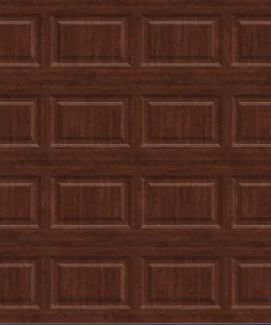 Ideal Door® Traditional 8' X 7' Cherry Insulated Garage Door (R-Value 18.4)