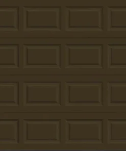 Ideal Door® Traditional 9' X 7' Chocolate Insulated Garage Door (R-Value 6.5)