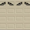 Ideal Door® Traditional 9' X 7' Desert Tan Insulated Garage Door With Windows (R-Value 12.9) -Schlage Shop ES DT Sherwood 8x7 v2
