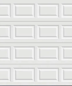 Schlage Shop 38 Ideal Door® Traditional 9' X 7' White Insulated Garage Door WindCode®W-1 (R-Value 18.4)