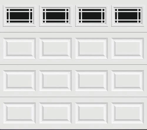 Ideal Door® Traditional 8' X 7' White Insulated Garage Door With Windows (R-Value 6.5) 3 Ideal Door® Traditional 8' X 7' White Insulated Garage Door With Windows (R-Value 6.5)