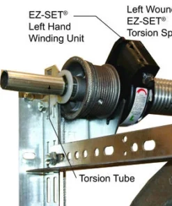Ideal Door® Overhead Garage Door Left-Winding Unit For EZ-SET® Torsion Spring -Schlage Shop EZsetSchematic LW