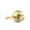 Schlage® Accent Bright Brass Hall & Closet Passage Door Lever 2 Schlage® Accent Bright Brass Hall & Closet Passage Door Lever -Schlage Shop F10ACC505 EXT SL