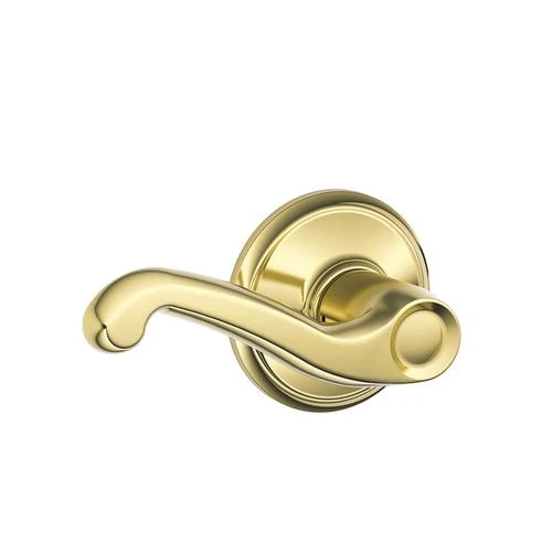 Schlage® Flair Bright Brass Hall & Closet Passage Door Lever 3 Schlage® Flair Bright Brass Hall & Closet Passage Door Lever