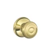 Schlage® Georgian Bright Brass Hall & Closet Passage Door Knob 1 Schlage® Georgian Bright Brass Hall & Closet Passage Door Knob -Schlage Shop F10GEO505 EXT SL